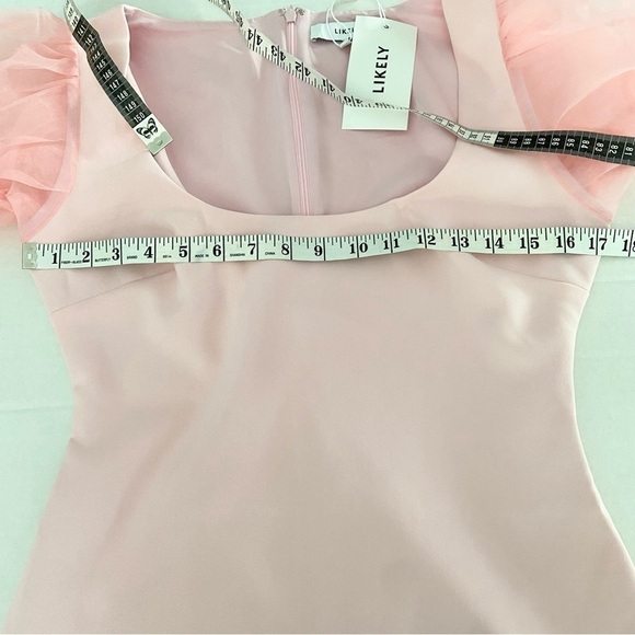 Likely Womens Powder Pink Easter Dress Soft Girl Era Pastel Pink Feminine Size 6 - Picture 10 of 14